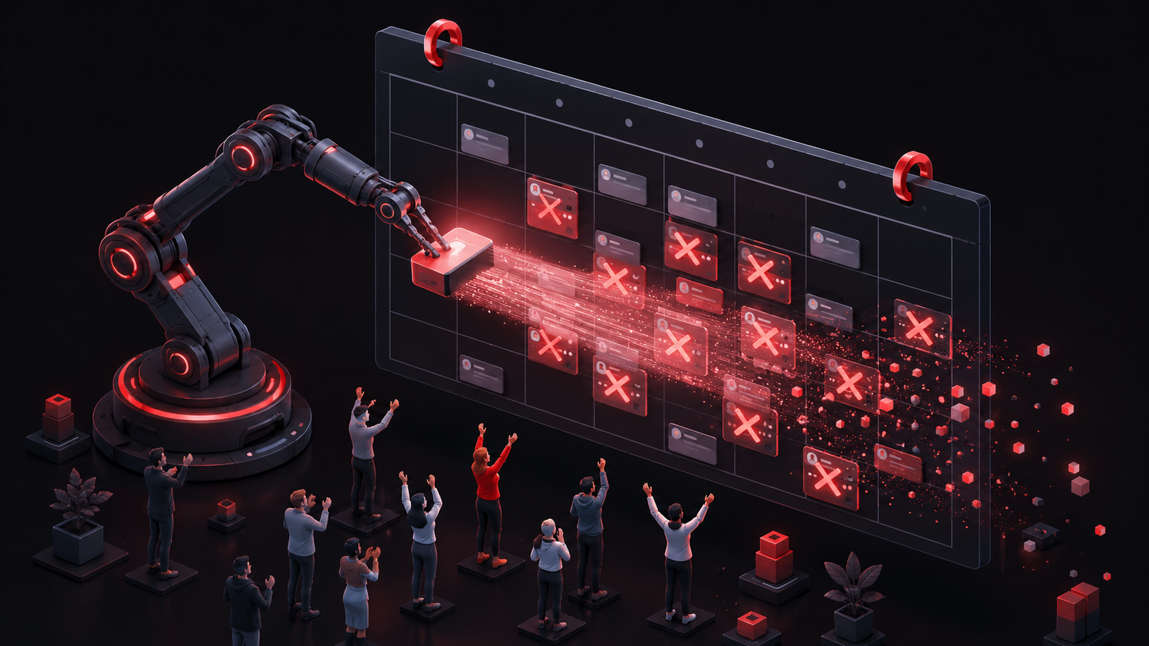 Shopify meeting purge automated script deleting 12000 calendar events overnight in 2023